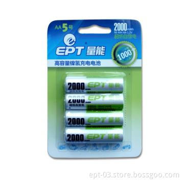 4*AA2000mah Ni-MH battery for electronic toys
